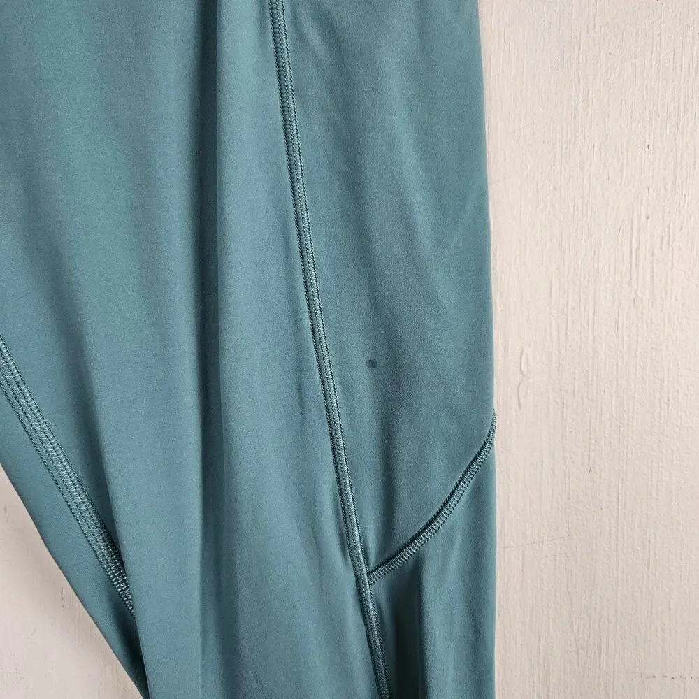 Lululemon Fast & Free 7/8 Tight II 6 Pacific Breeze Aqua Blue‎ Leggings